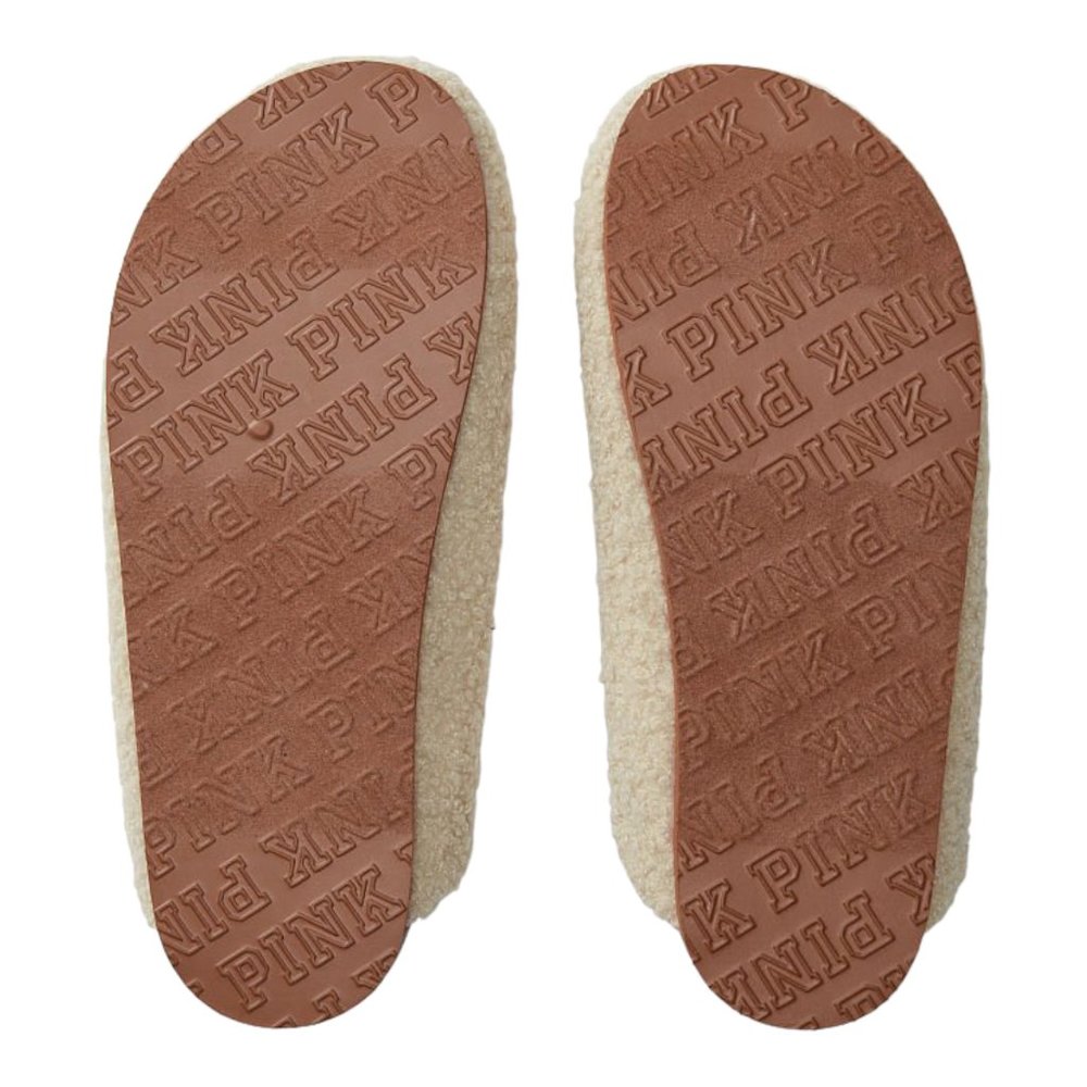 PINK COZY-PLUSH CLOGS SLIPPERS Style: 26561944 Beige/Off White Sizes Various - Picture 2 of 3